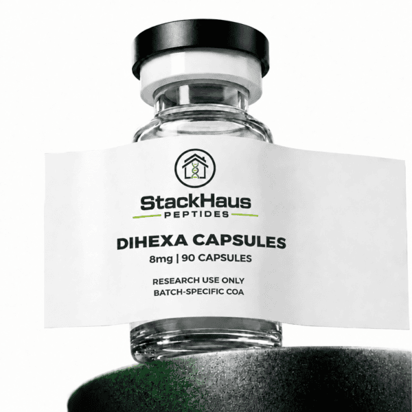 All Capsules 3 Stackhaus Dihexa Capsules, 8mg 90 count, research-use-only product